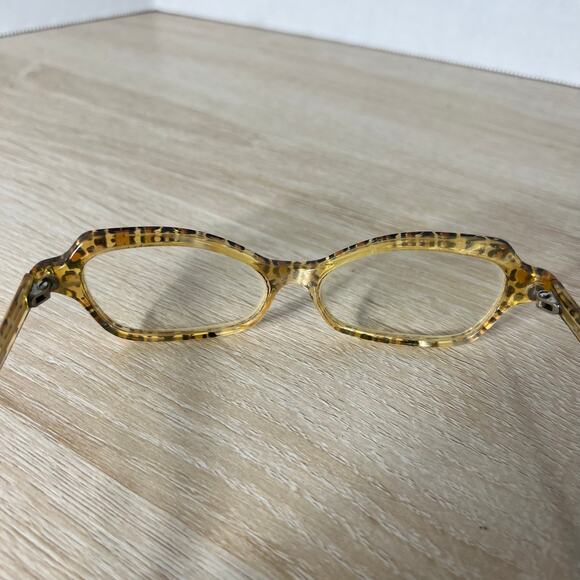 Jean Lafont Paris 380 Eyeglasses Leopard Print FRAMES ONLY Made in France main image 11